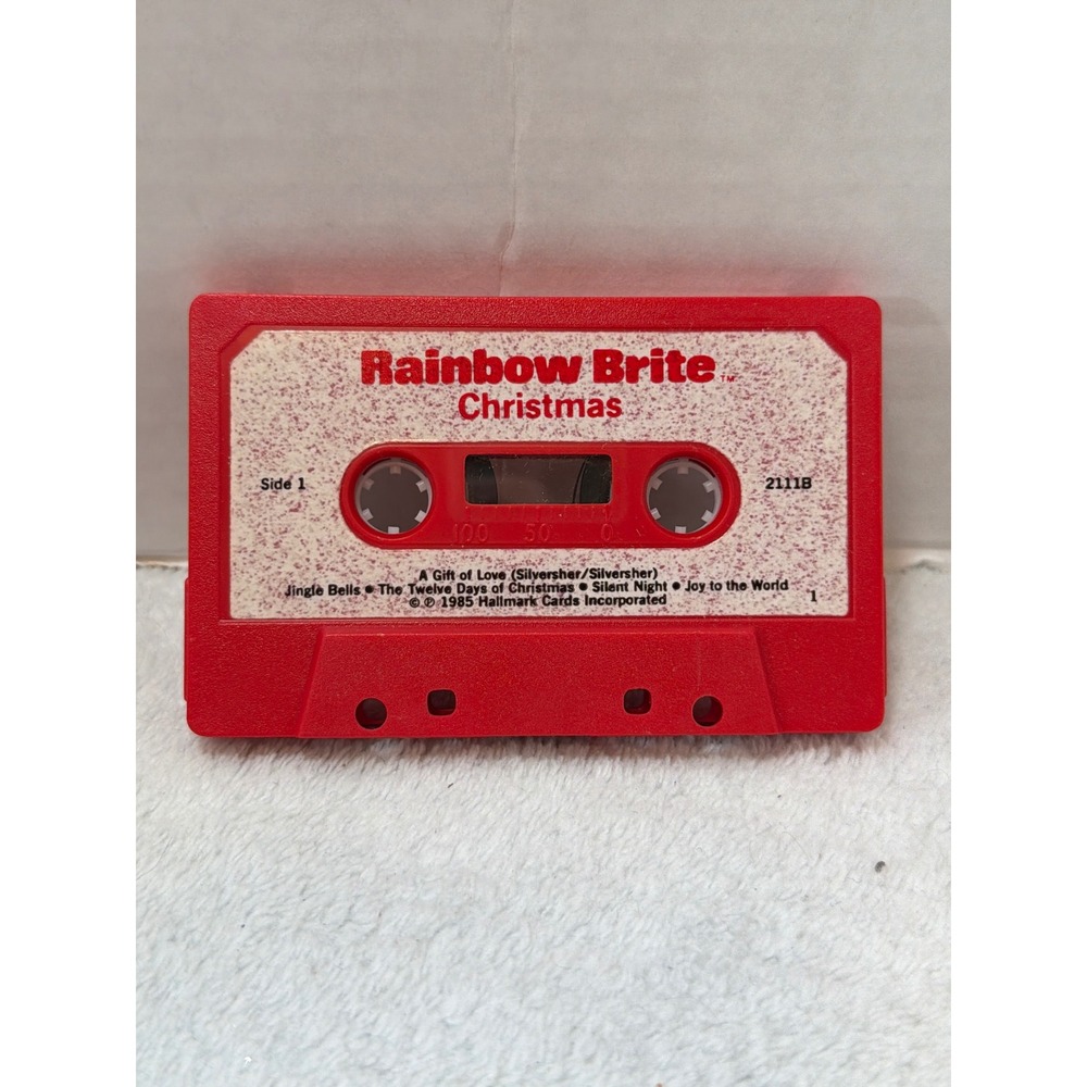 Hallmark Rainbow Brite Christmas Cassette Tape Kids Vintage 1985 HTF‎